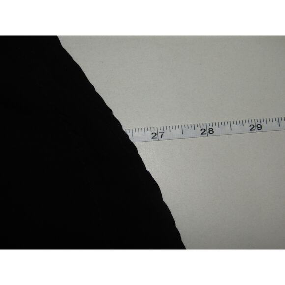 Old‎ Navy Black Silk Top sz XL Minimalist Lagenlook 90s Y2K Goth Staple Novelty - Picture 8 of 8